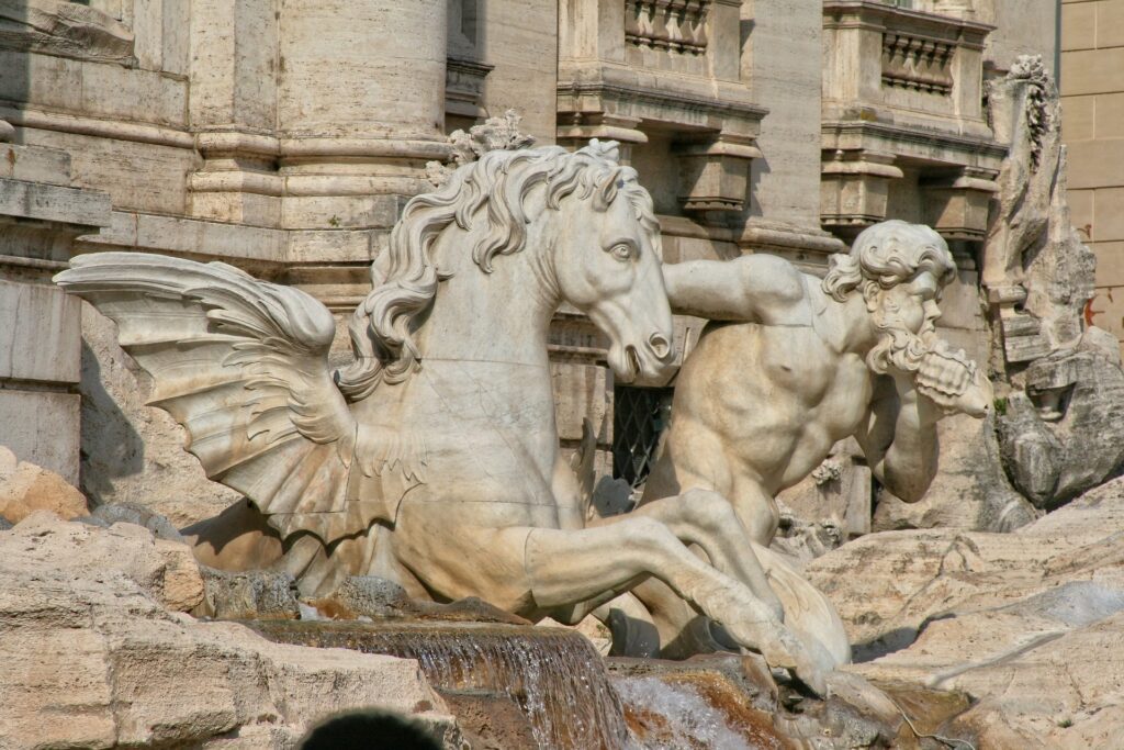 Trevi Fountain, scuplture