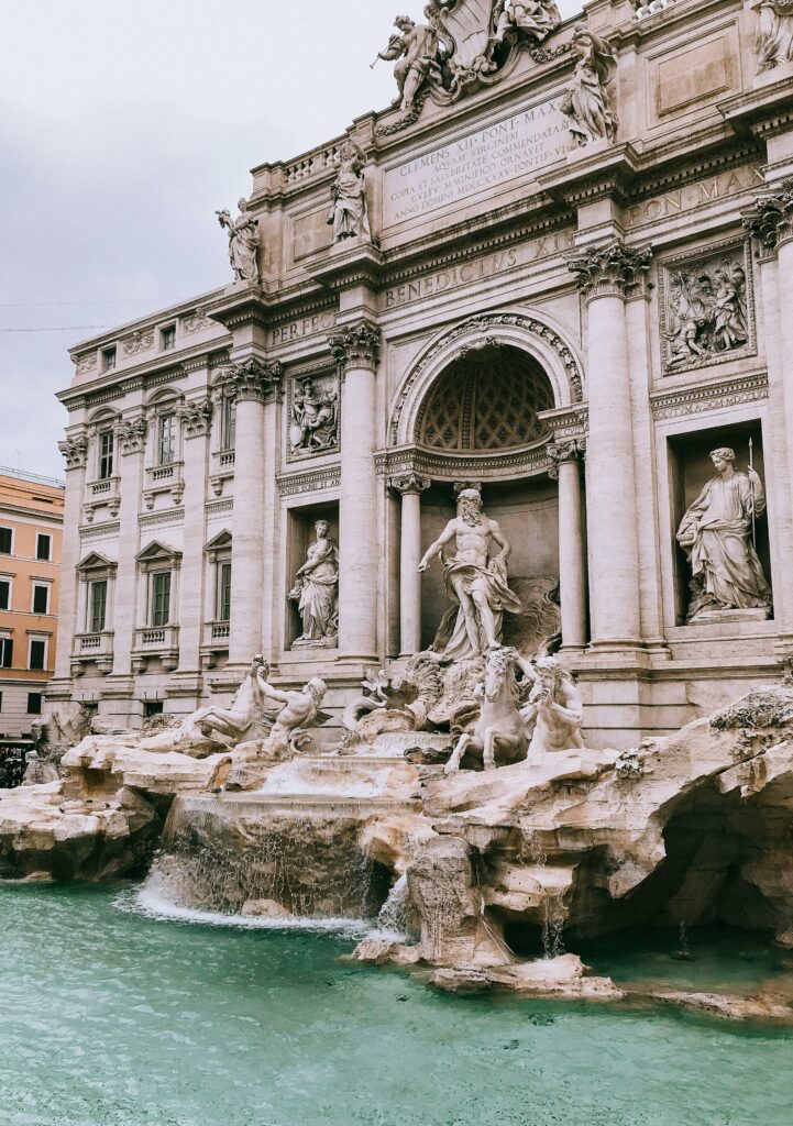 Luck and Beauty Symbol of the trevi fountain