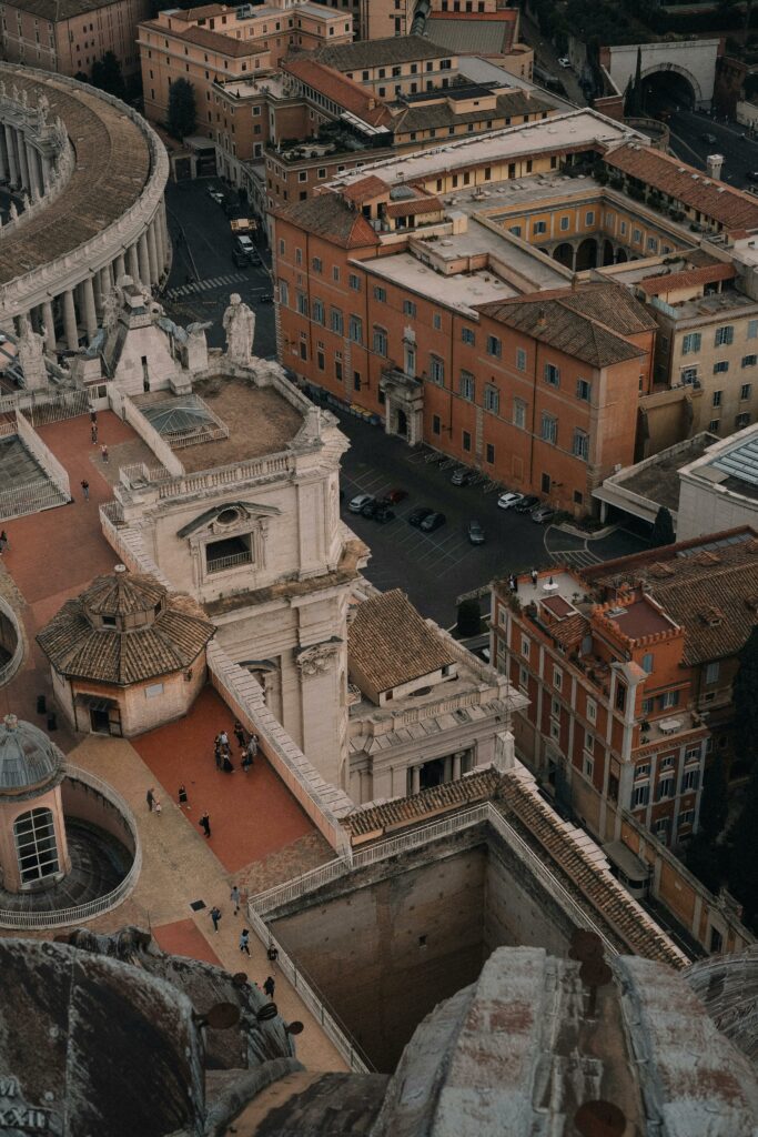 inside St Peter's Basilica