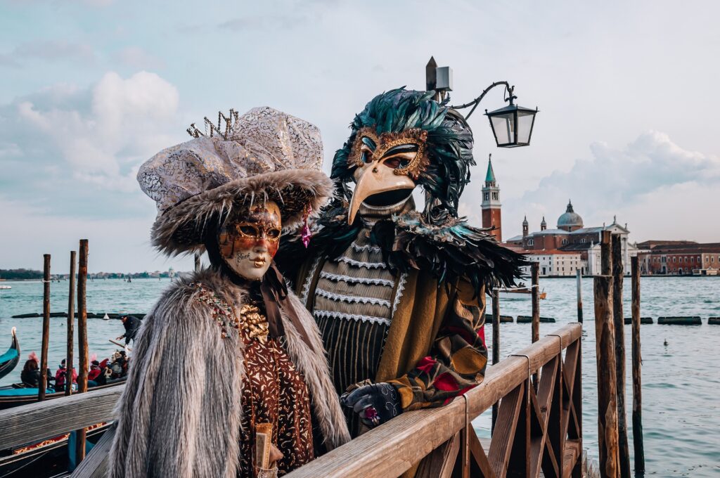 masks during the Venice Carnival