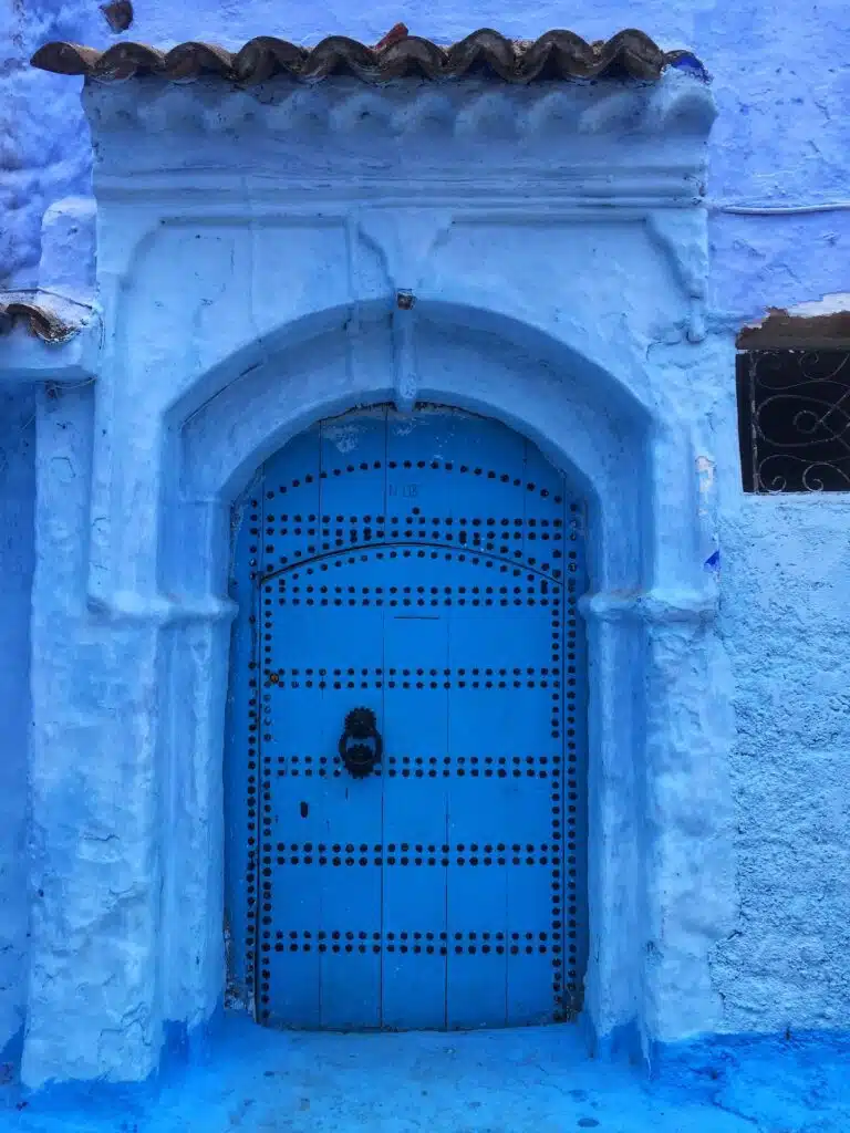 Chefchaouen blue door