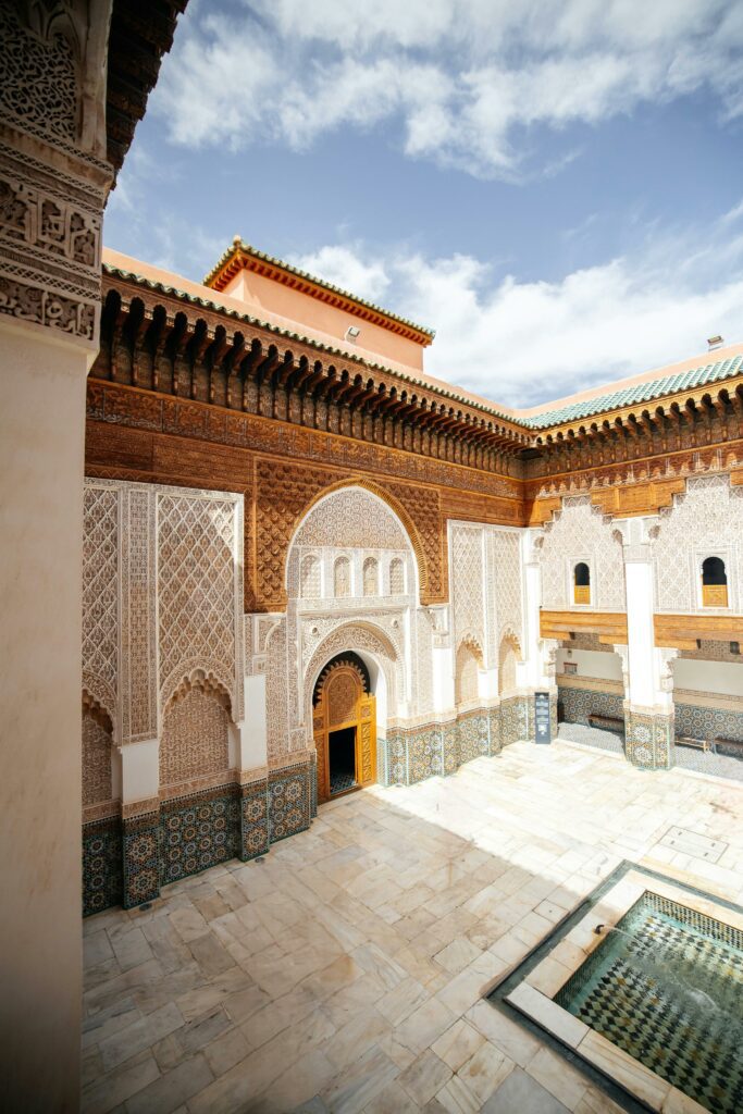 Inside Ben Youssef Madrasa