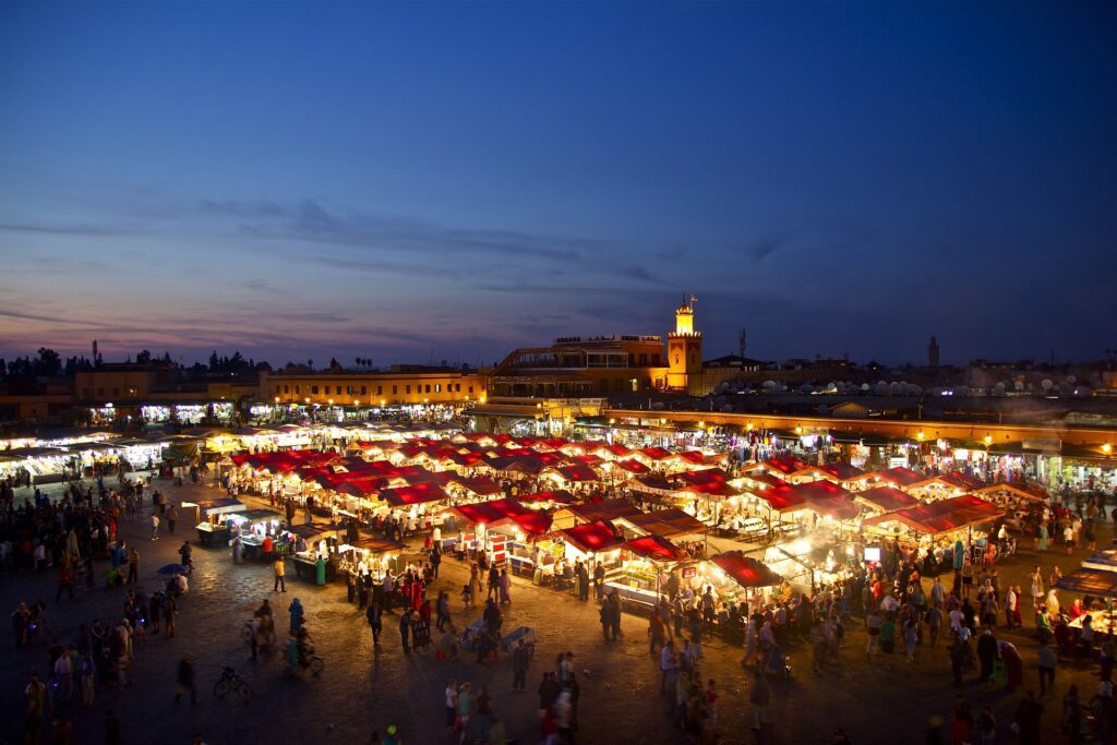 Jemaa-el-Fnaa market