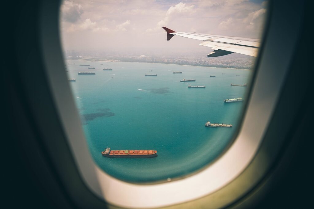 View of the maritime port, singapore