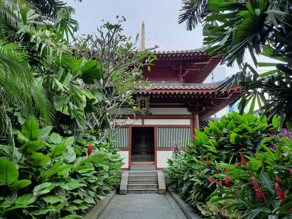 Chinatown temple in Singapore