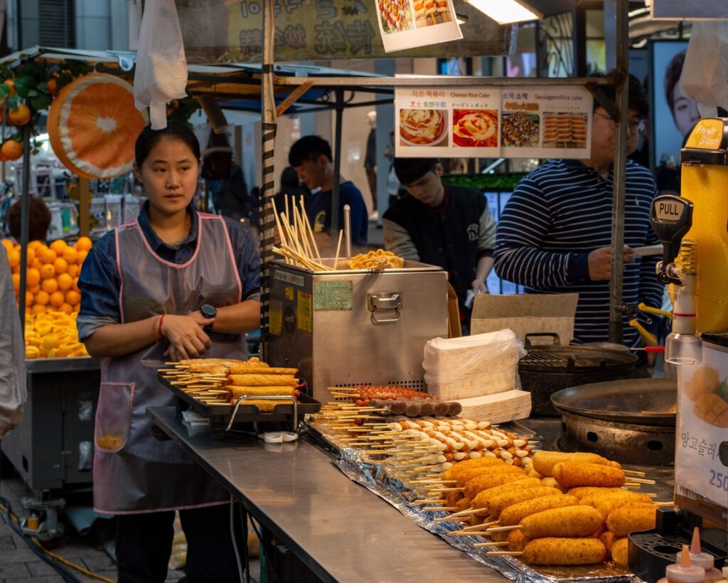 Street food in Myeongdong