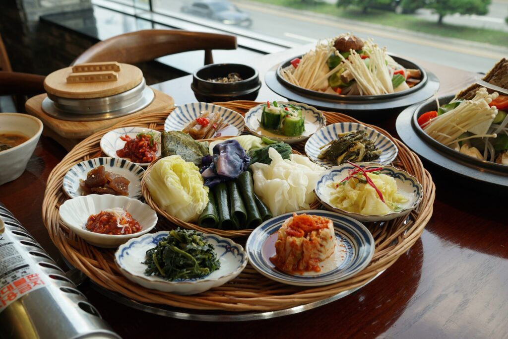 Korean banchan (side dishes) 