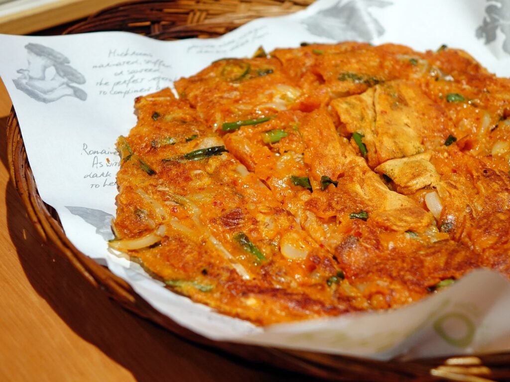 Kimchi pancake