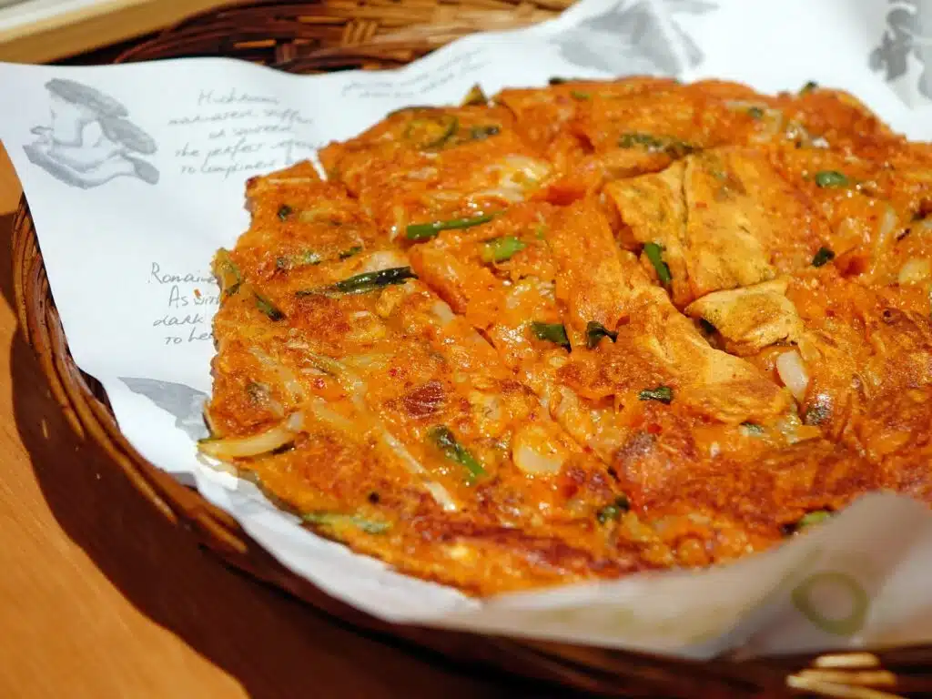 Kimchi pancake