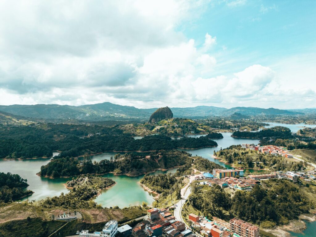 Guatape, View from the top of Big Rock