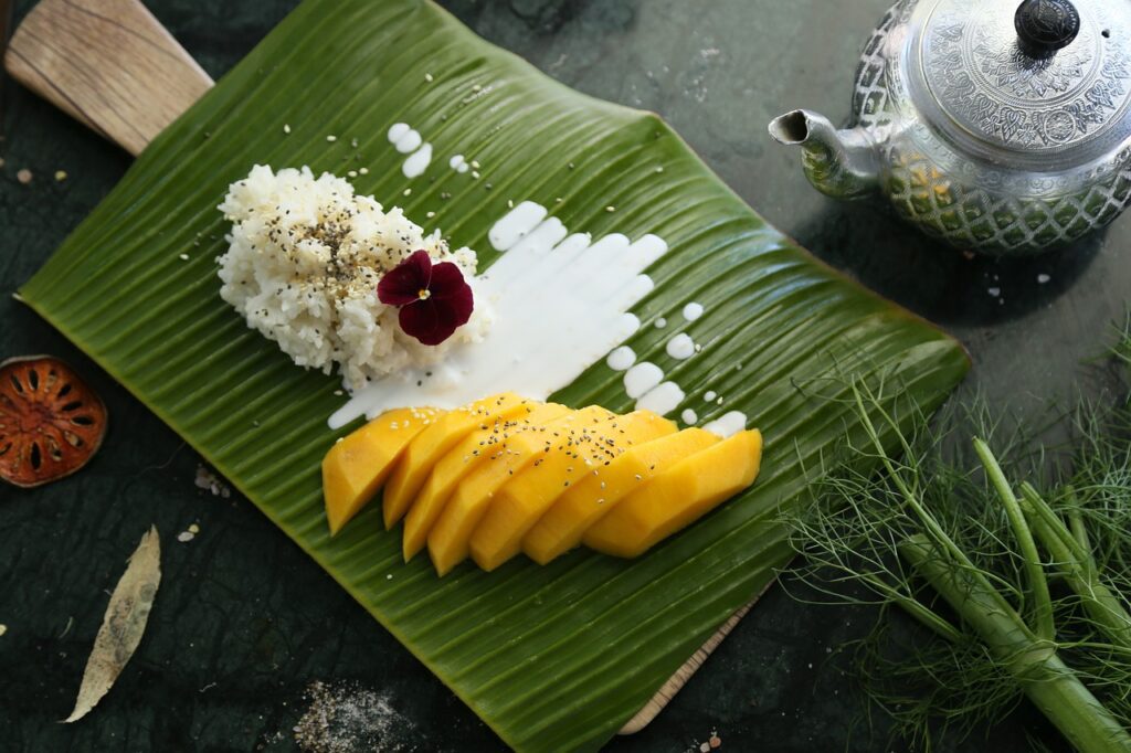 Thai Cuisine, Mango Sticky Rice