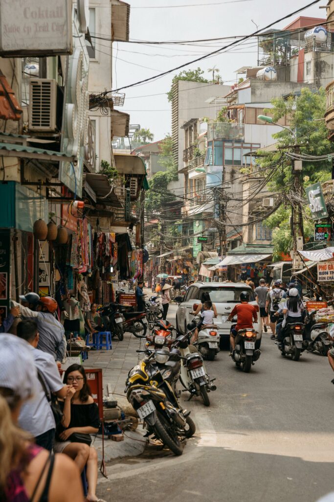 Hanoi, scooter