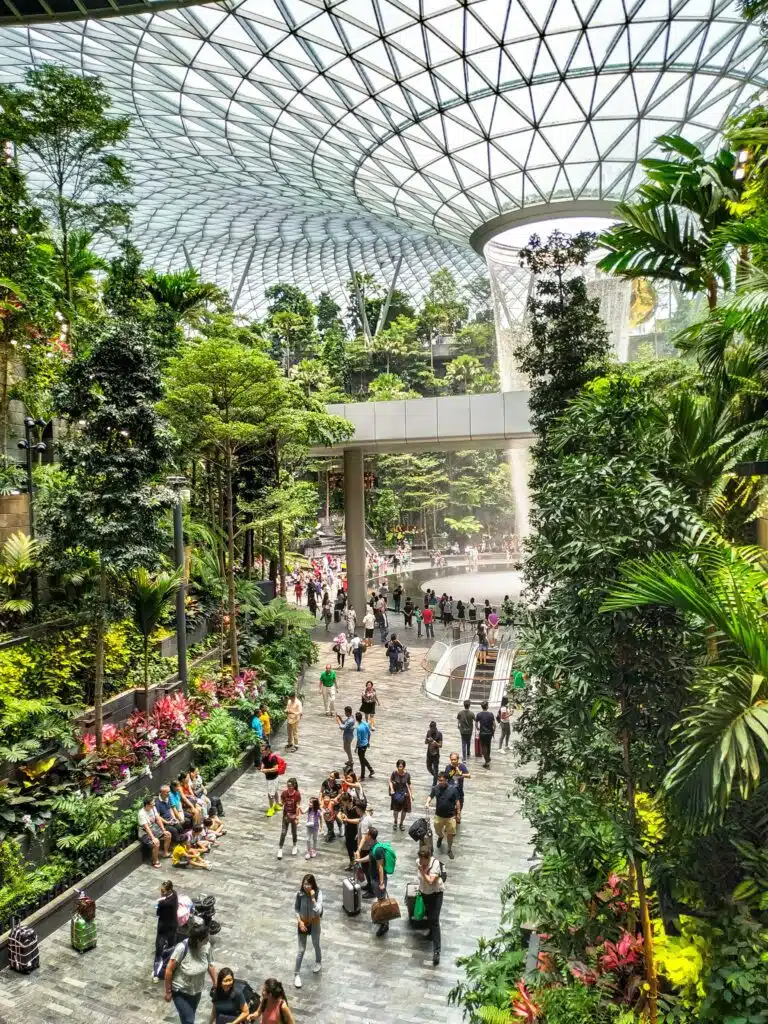 Singapore Changi airport, Shiseido Forest Valley