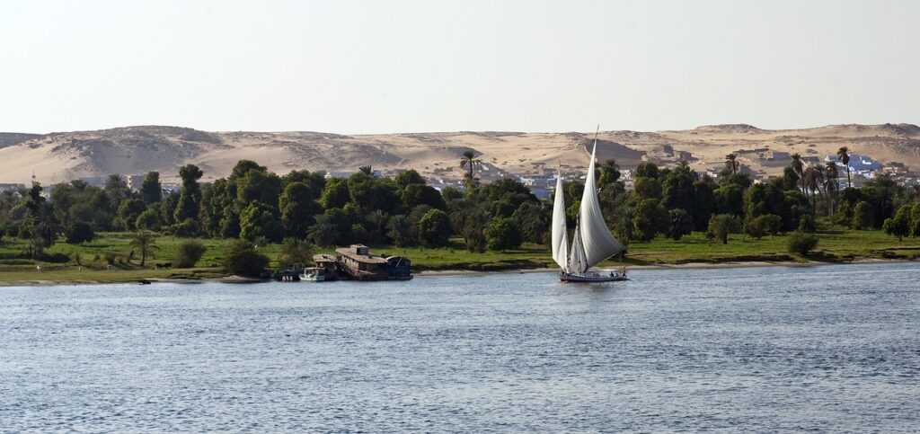 Feluccas on the Nile