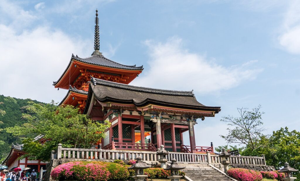 Temple in Kiyomizu-dera