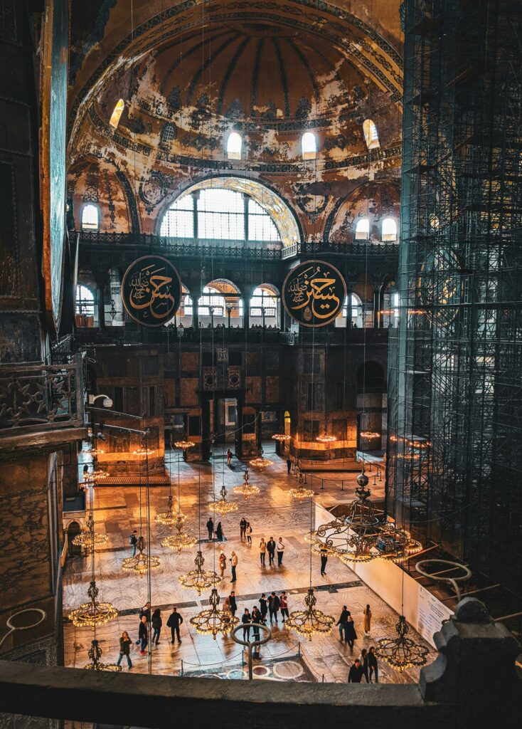 Inside Hagia Sophia