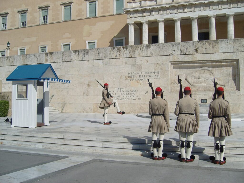 Syntagma Square and the Changing of the Guard