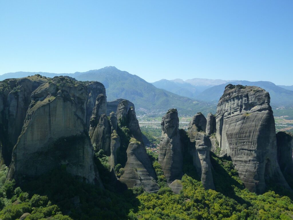 Meteora, Unique rock formations