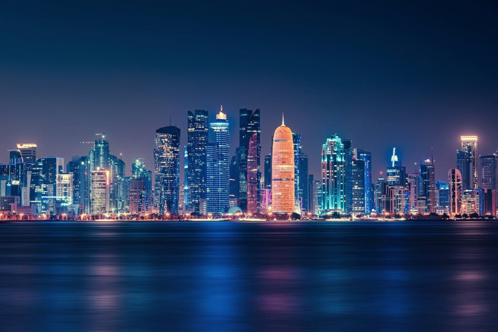 View of Doha Corniche