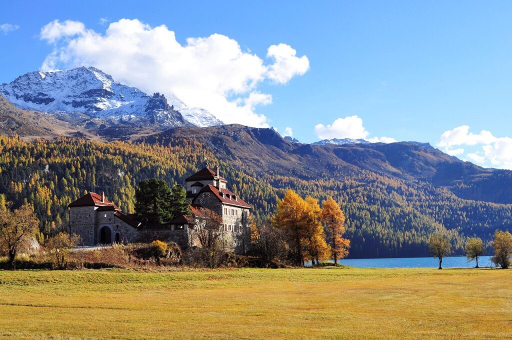 Saint Moritz in summer