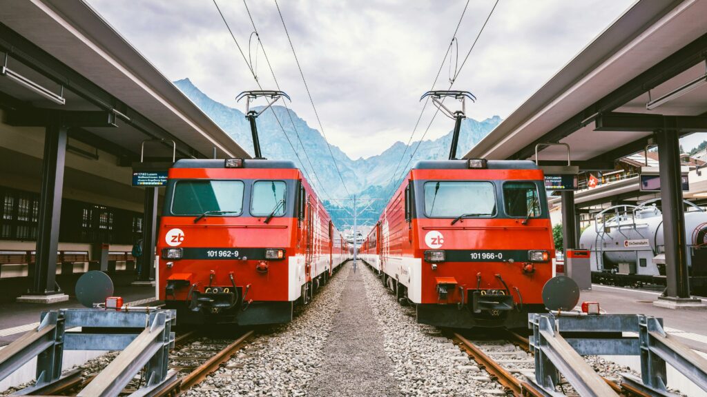 swiss, Train station 