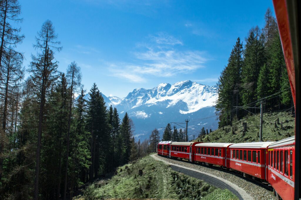 Switzerland, Scenic train