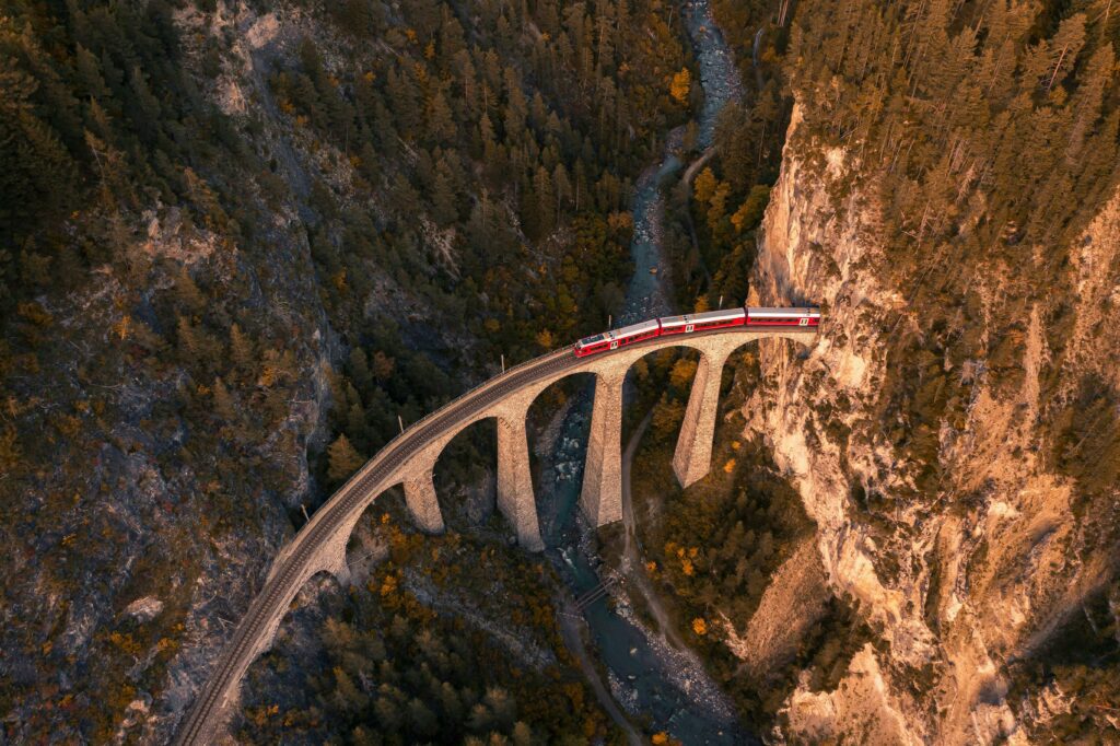 bridge and Scenic Train