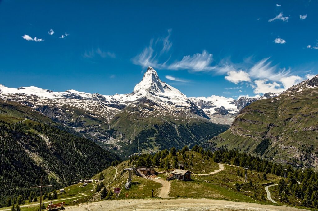 Zermatt and Matterhorn peak