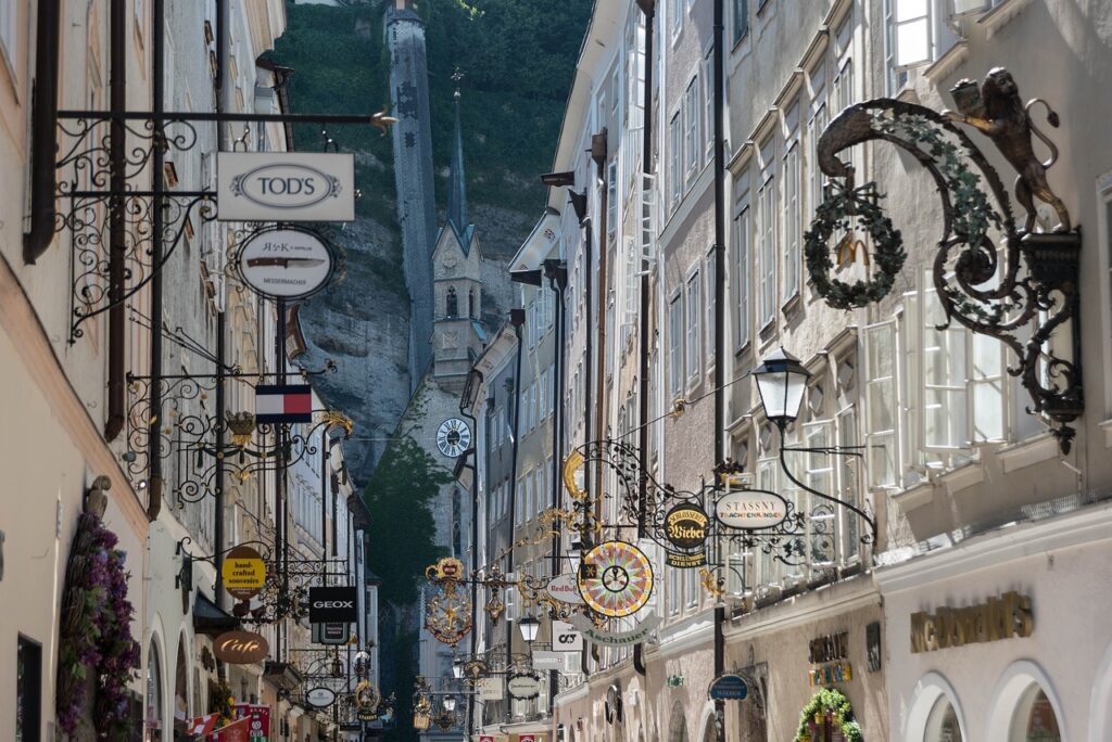 Saltzburg Getreidegasse