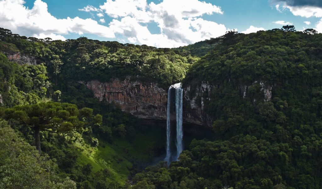 Amazon Rainforest waterfalls