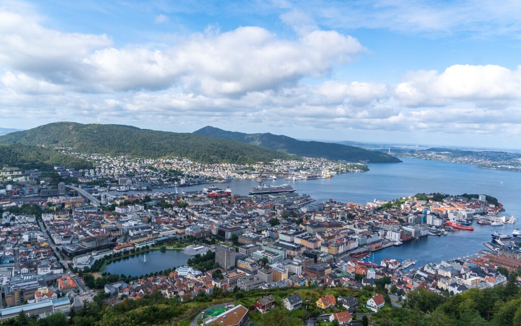 View from Mount Fløyen