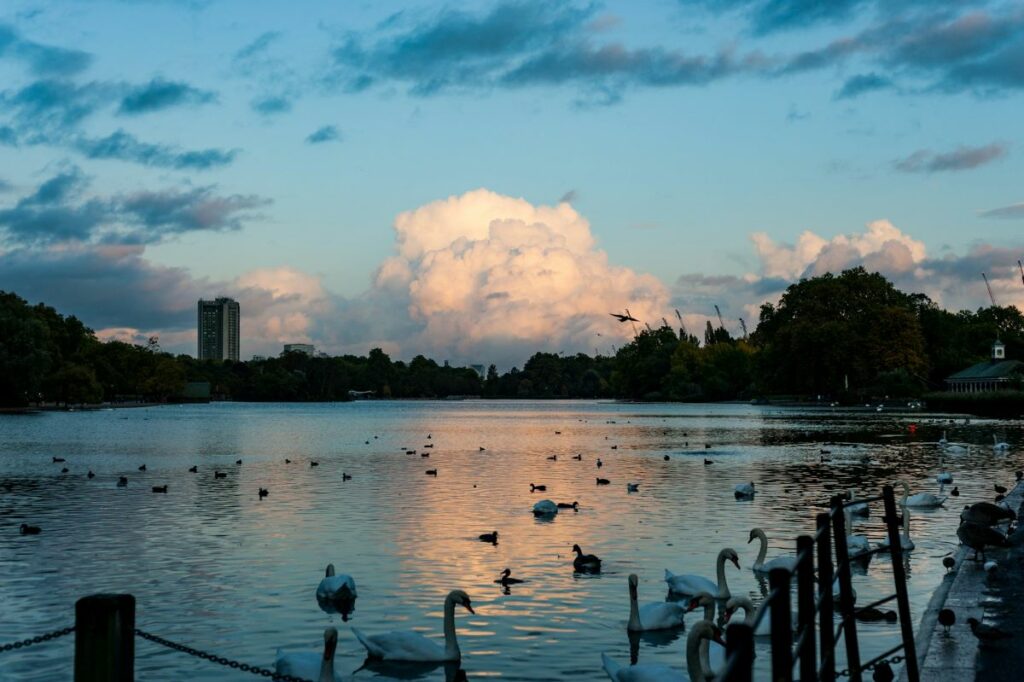 Serpentine Lake, Hyde Park, London, UK