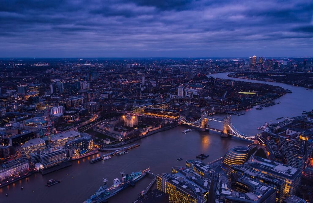 UK, London, Thames River