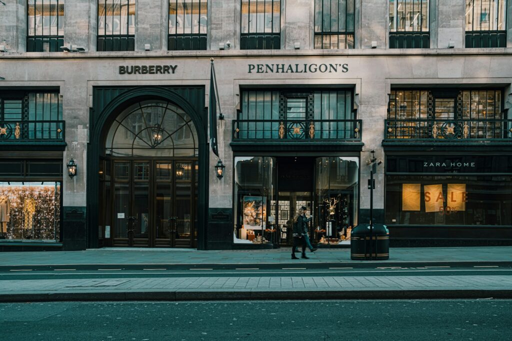 Oxford Street and Regent Street