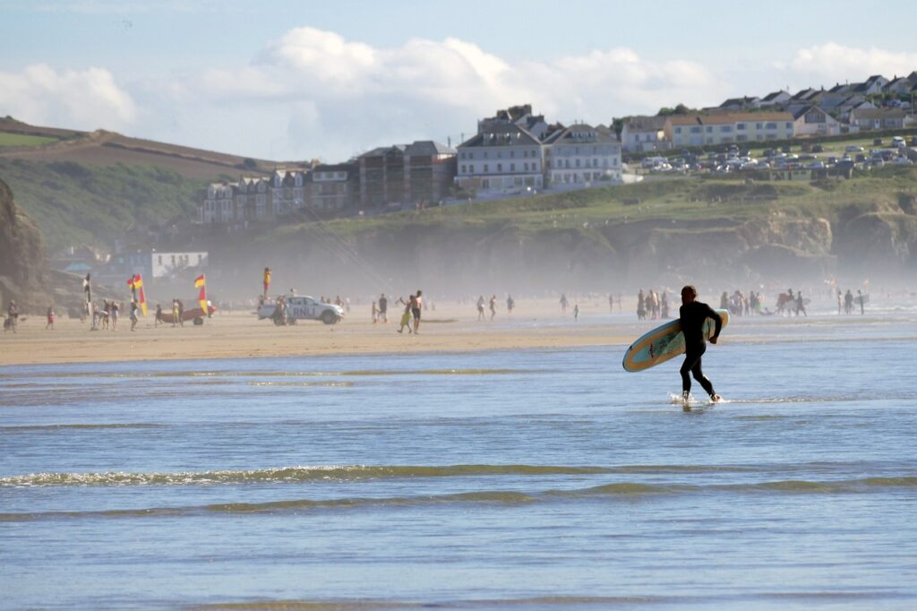 Perranporth beach