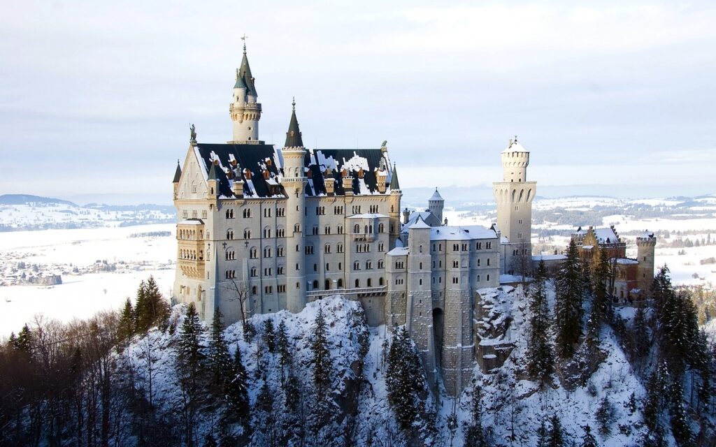 Winter in Neuschwanstein Castle