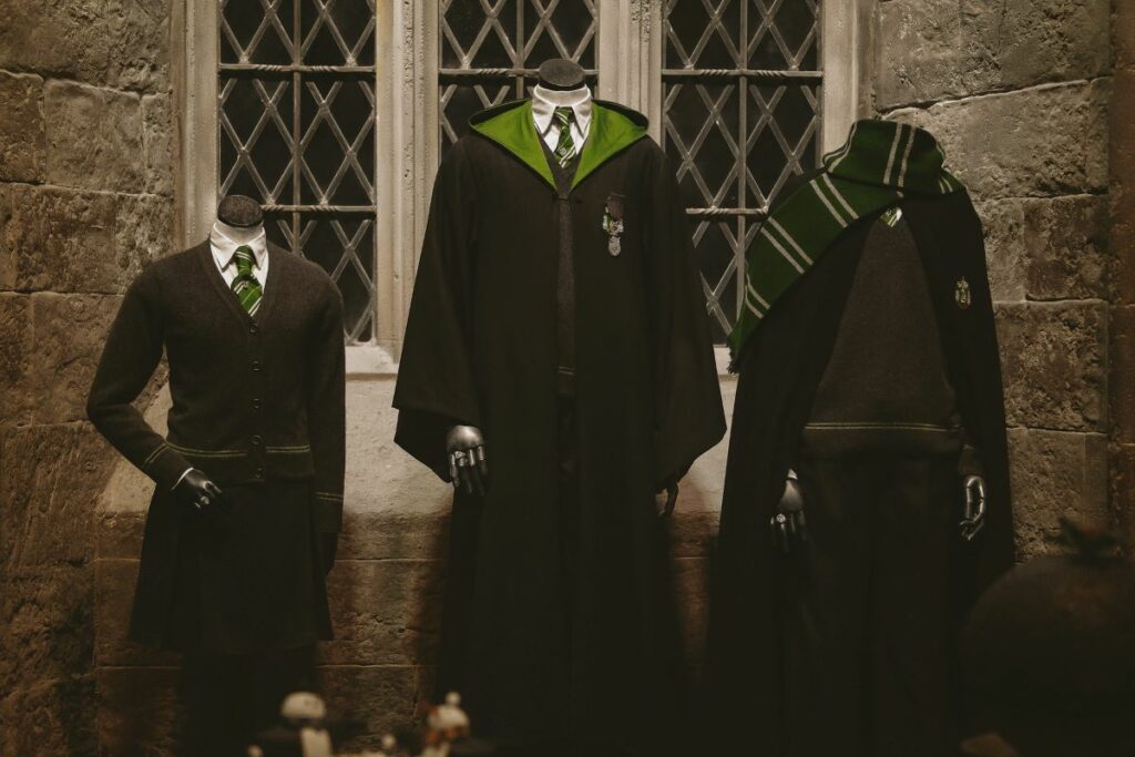 Costumes Slytherin at Warner Bros. Studio Tour London