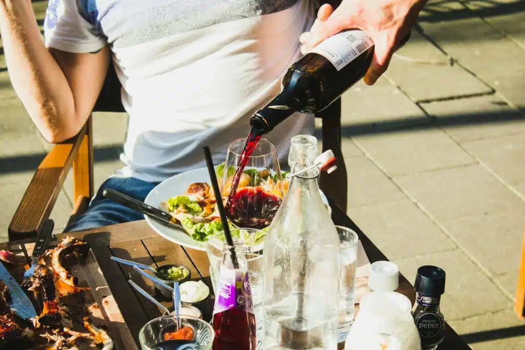 Wine and french food