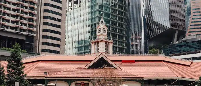 Weekend in Singapore in hawker centers